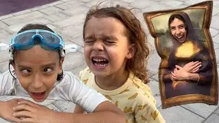 بكى خوفا من ارنب واعصار وديناصور!