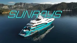 €1,150,000.00 per Week Yacht Charter SUNRAYS: A Dream Come True (4K)