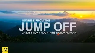 Sunrise from the Jump Off in the Great Smoky Mountains National Park