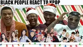 BLACK PEOPLE REACT TO KPOP (CHRISTMAS EDITION)