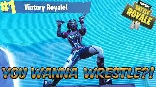 Fortnite Battle Royale - **NEW DYNAMO SKIN!!** - YOU WANNA WRESTLE?!?! OG - OLD SCHOOL