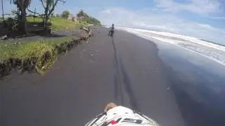 Dirtbike Beach Shredding
