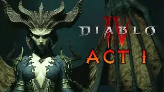 Diablo 4 Full Act 1 Story Playthrough (Main Quests Only, Early Beta, No Commentary, 1440p60)