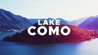 Lake COMO in drone (Star Wars II filming location)
