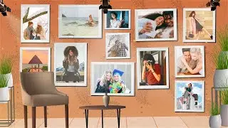 Wall Photos Gallery Slideshow After Effects Template