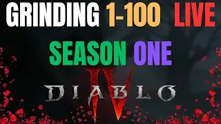 HARDCORE Diablo 4  - Unlocking ALL Battle pass Items (Day 1/5 Livestream)