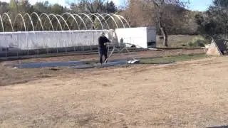 24' x 45' High Hoop Greenhouse hoop bending