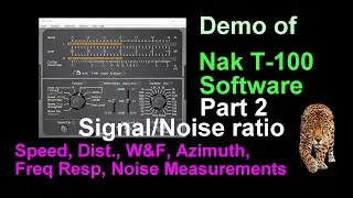 Part 2 of Nak T-100 demo. Signal to Noise test