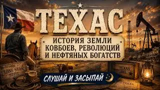 Техас — История Земли Ковбоев, Революций и Нефтяных Богатств | История на Ночь | Слушай и Засыпай
