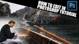 How To Remove Background & Add transparent Picture To A Background Photoshop 2021 For Beginner