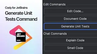Generate Unit Tests in JetBrains with Cody