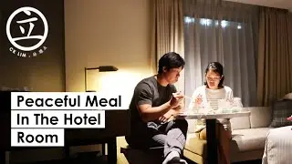 When Travel With Kid, Parents' Most Peaceful Meal Is After The Child Fall Asleep