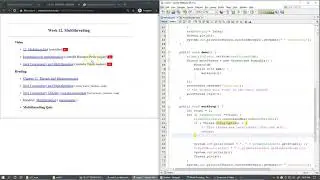 12.9 Object class methods wait() notify() notifyAll() for inter-thread communication
