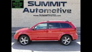 2017 DODGE JOURNEY CROSSROAD PLUS AWD REDLINE WALK AROUND REVIEW 7T250A SOLD! www.SUMMITAUTO.com