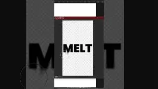Melting liquid effect in Photoshop