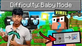 BEATING MINECRAFT IN BABY MODE IN TAMIL | Minecraft Tamil Gameplay | Minecraft Tamil Gaming