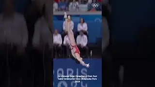 As Chinesas Quan Hongchan e Chen Yuxi Ouro Salto Ornamental Olimpíadas Paris 24