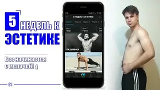 5 НЕДЕЛЬ К ЭСТЕТИКЕ программа тренировок от Игоря Войтенко в приложении NEXT (Начало)