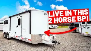 They put a Home in a Small Horse Trailer!