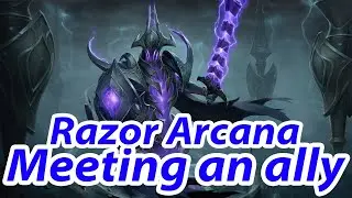 DOTA 2 - Razor Arcana Meeting an ally RESPONSES