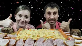 MUKBANG SOLYANKA AND MEAT CUTS | MUKBANG SOLYANKA AND MEAT CUTS 