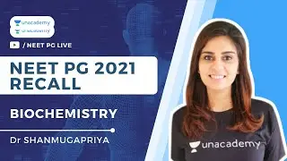 NEET PG 2021 Biochemistry Recall Questions | Dr Shanmugapriya