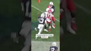 NINTH OVERTIME 😳 ILLINOIS UPSETS NO. 7 PENN STATE 🤯 #collegefootball #illinois #Business #Shorts