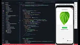 Flutter Leaf Detection App using AI & TensorFlow Lite