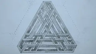 How to Draw The Impossible Pattern #18 & Optical Illusion