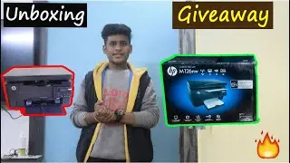 Unboxing HP M126nw Laserjet Printer | Giveaway | Detailed Review