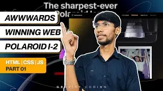 Crafting Awwwards-Worthy Websites with HTML Canvas, GSAP | PART 01 | HTML, CSS, JS | Polaroid I-2