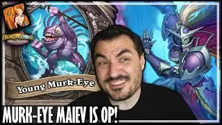 MURKEYE ON MAIEV IS SO BROKEN! - Hearthstone Battlegrounds