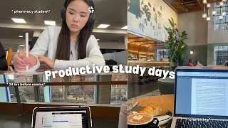 PRODUCTIVE 24 hrs before my exam📓 stressful, studying until sunrise, late nights