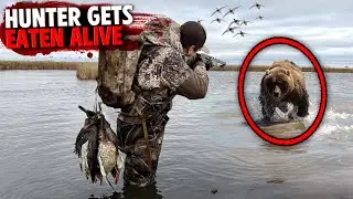 This Grizzly Bear Gets REVENGE on Hunter By Eating Him Alive!