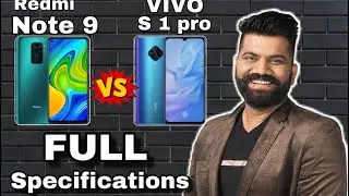 Redmi Note 9 Pro v/s VIVO S1 Pro Full Comparison, Specifications, Overview