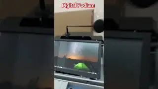 Digital Podium with Hidrolic Touch Screen for Audiotrum & Confrence Room 