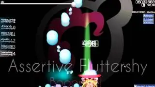 Osu! Assertive Fluttershy - Boooring! (Catch the Beat) [Hard - Rank SS]