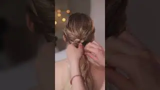 Стильный и быстрый хвост за 10 минут🤩Как вам идея? #hairstyle #хвост #прическа #hairtutorial