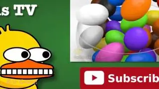 Surprise Eggs Prank 3D for Kids Toddlers Learn Colors w Color Balls Smiley Face 1