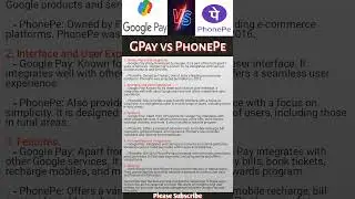 Google Pay VS PhonePe 2024 #shorts #newviralshorts #technoholicpro