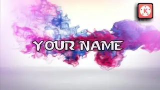 How to make colour smoke effect kinemaster tutorial