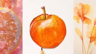 How to draw apple (