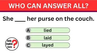 IRREGULAR VERBS  QUIZ / 20 ENGLISH QUESTIONS
