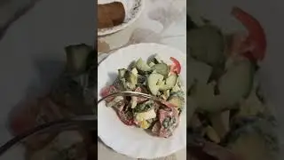 "Еда ПП" Завтрак. Салат. Я похудела на 20 кг.