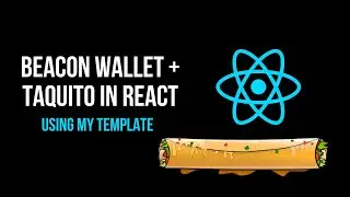 How to handle Beacon Wallet with Taquito in React | Building UI for Tezos DAPP.