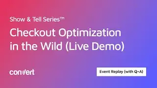 How to Optimize Your Shopify Checkout Experience (Live Demo with Andra Baragan & Alun Lucas)
