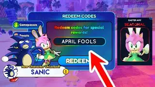 ALL *NEW* EASTER & APRIL FOOLS UPDATE CODES IN SONIC SPEED SIMULATOR!?