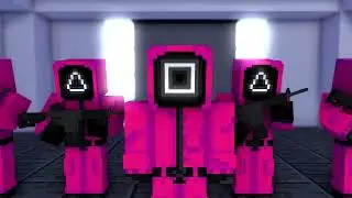 SQUID GAME RED LIGHT GREEN LIGHT CHALLENGE - Minecraft Animation