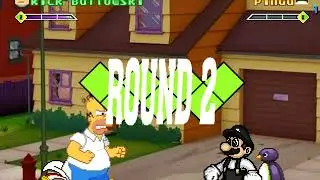LG618's MUGEN Request: Homer Simpson & Kick Buttowski Vs Super Mario & Pingu