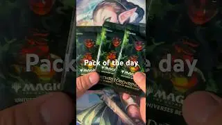Mtg pack of the day, LOTR collectors.  
